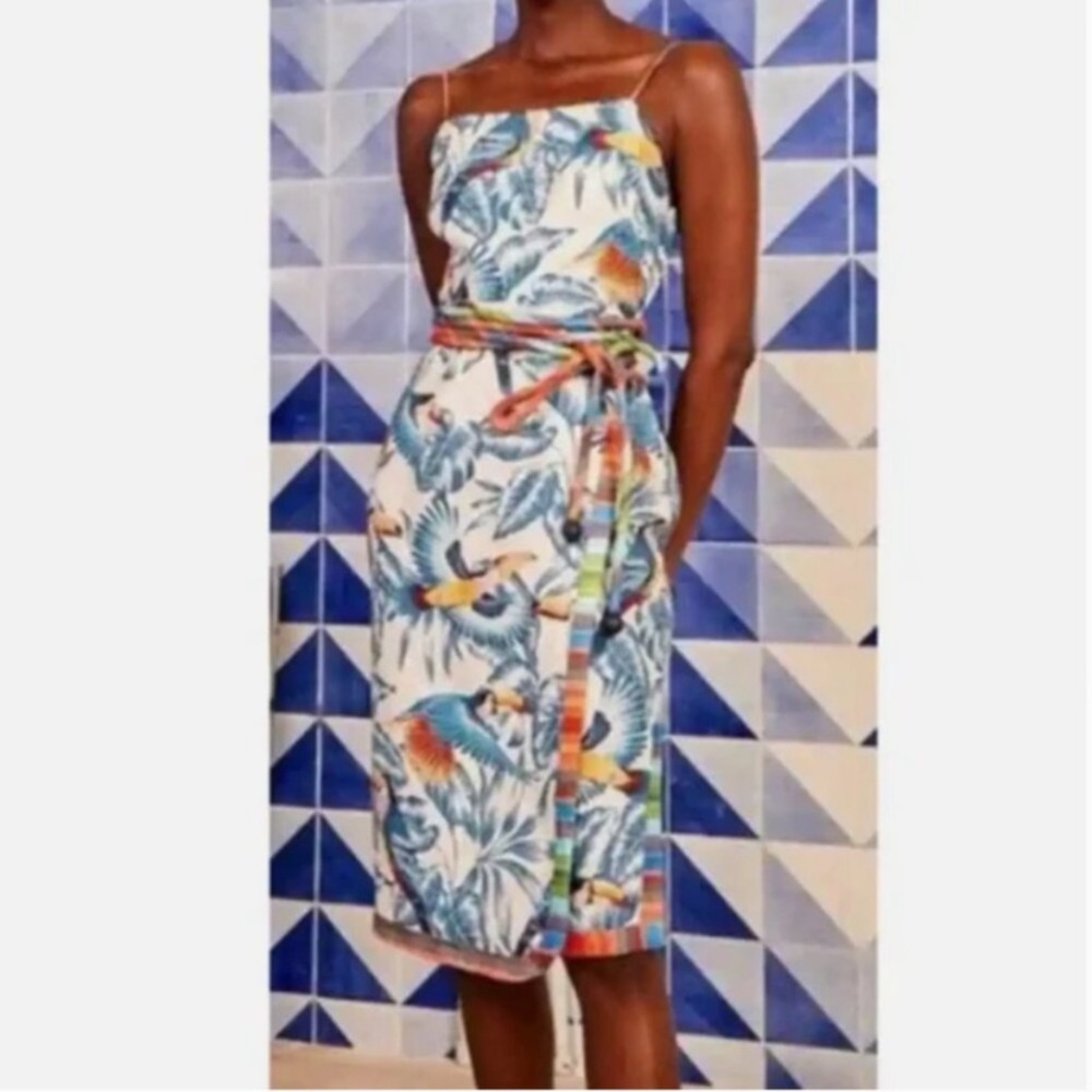 Farm Rio linen dress